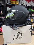 Motorcycle Helmet Icon Airflite Rubatone Full Face Dot Street Black - Xl Size. Fixed Price $180.00.