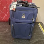 American Tourister Rolling Mickey Mouse Luggage Bag Disney Roller Suitcase Blue. Fixed Price $59.96.
