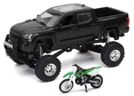 New Ray Toys Toyota Tundra Pro Lifted Truck With Kawasaki Dirt Bike 1:32 Scale. Fixed Price $41.78.
