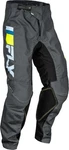 Flyracing Youth Kinetic Prix Pants Ice Grey/charcoal/hi-vis Sz 377-43124. Fixed Price $95.95.
