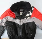Joe Rocket Vtg Motorcycle/snowmobile Puffer Jacket Size Lg Checkered Color Block. Fixed Price $42.48.