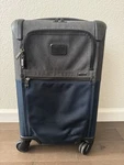 Tumi 22060 Alpha International 4-WHEELED Spinner Carry-on Suitcase Gray/blue. Fixed Price $249.00.