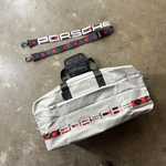 New Porsche Design Turbo No 1 Plaid Check Sonderwunsch Duffel Bag WAP0353520RTRB. Fixed Price $115.50.