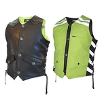 Nos Missing Link 261-1100S Reversible Safety Vest Black Hi-vis Size Mens. Fixed Price $47.50.
