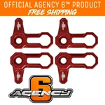 AGENCY6 Billet L-shaped Roof Locks Set 4 For Jk Jeep Wrangler Colors. Fixed Price $99.99.