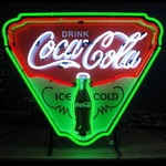 Coca-cola Classic Neon Sign 5CICE Garage Game Room Bar Wall Art New. Fixed Price $459.99.