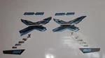 Brp Can-am Renegade G2 Xmr Decal Replica Sticker Kit+engine Blue Matte. Fixed Price $95.00.