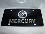 Mercury Inspired Acrylic Mirror License Plate Made Usa. Fixed Price $49.99.