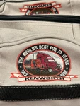 Vintage Kenworth Duffle Bag - Canvas Large 24 Tan And Black Trucking 1998. Fixed Price $25.50.