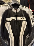 Spidi Hydroback Leather Motorcycle Racing Suit/size 48. Fixed Price $450.00.