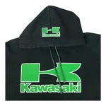 Rare Y2K Kawasaki Hoodie Green Black Unisex Egypt Cotton Hooded Sweatshirt 38. Fixed Price $28.00.