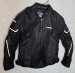 Cortech Gx-air 5.0 Mens Black Motorcycle Jacket Size Med Padded And Liner. Fixed Price $99.95.