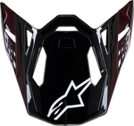 Alpinestars Supertech M10 Solid Gloss Black Carbon Visor 8980123-1188-OS. Fixed Price $104.95.