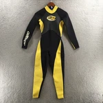 Jet Gladiator Wetsuit Womens 6 Black Yellow Long Sleeve Mock Neck Back Zipper. Fixed Price $26.34.