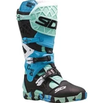 Sz 8.5 U.S./42 Euro Black/mint/cyan Sidi Crossair X Boots. Fixed Price $599.99.