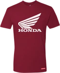 Honda Apparel Wing T-shirt Small Red NP21S-M3018-S. Fixed Price $29.95.