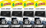 Little Trees Vent Wrap Air Freshener 4-PACKS Car Freshner (black Ice). Fixed Price $14.96.