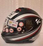 Nolan N87 Motogp Street Helmet (large 60CM Flat Black Red White Graphic. Fixed Price $160.00.