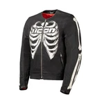 Icon Crestfallen Jacket Denim Black Bones Men's Size Xl 2820-7741. Fixed Price $425.00.