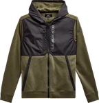 Alpinestars 12135100069102X Aligned Zip Hoodie 2XL Military/black. Fixed Price $99.95.