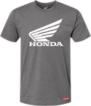 Honda Apparel Wing T-shirt 3XL Heather/white NP21S-M3016-3X. Fixed Price $32.95.