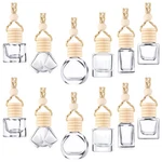 Patelai 12 Pcs 8ML Hanging Car Air Freshener Perfume Bottle Empty Clear. Fixed Price $17.84.