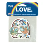 Subaru Logo Love Pride Decal Sticker 3 Pcs Set Forester Outback Crosstrek Wrx. Fixed Price $12.99.