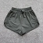 Fifty Percent 5/0 Women's Athletic Running Shorts Olive Green 2.5 Inseam Liner. Fixed Price $18.00.