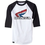 Factory Effex Honda Vintage Baseball T-shirt White/black Xl 17-87336. Fixed Price $39.05.