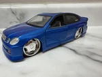 Jada 1:24 Dub City Lexus GS430 Die-cast Blue Some Defects See Pics. Fixed Price $21.99.
