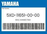 Yamaha Genuine Rod, Connecting 5XD-11651-00-00. Fixed Price $115.99.