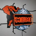 Neonetics 5MPORA Hemi 50TH Anniversary Sign. Fixed Price $667.57.