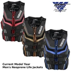 Yamaha Men's Neoprene 2-BUCKLE Pfd Life Jacket Vest Red, Blue, Gold MAR-25VNE. Fixed Price $99.99.