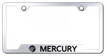 Mercury Etched Mirrored Chrome Notched Plate Frame Official Licensed. Fixed Price $35.95.