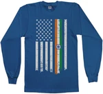 Indian American Flag Men's Long Sleeve T-shirt Descent Us Pride. Fixed Price $17.90.