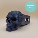 Mayan Skull Trailer Hitch Cover 3D Printed Decorative Plug For 2. Fixed Price $39.00.