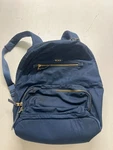 Tumi Voyageur Halle Backpack Blue Nylon Travel School Outdoors Womens Sz 13.5X15. Fixed Price $80.00.