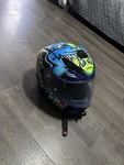 This Agv K-3 Sv Full-face Motorcycle Helmet, Valentino Rossi "misano 2015". Fixed Price $250.00.
