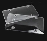 License Plates Shields 2 Pack Frame Covers Clear Bubble Protector For Us. Fixed Price $6.99.