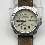 Timex Men's Expedition Indiglo 37MM Watch - T46681 Brown Band WR100M Works. Fixed Price $44.16.