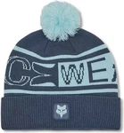 Fox Racing Winter Bobble Hat Beanie Throttle Blue - Motocross Enduro Off Road. Fixed Price $40.20.