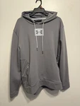 Men Xxl Grey Hooded Sweatshirt Under Armour Ua Summit Knit. Fixed Price $30.00.