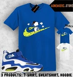 Air Griffey Max 1 Varsity Royal Sneaker Matching Fly Dog T-shirt. Fixed Price $29.89.