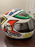 Agv Ti-tech Valentino Rossi Manara Limited Edition Helmet. Fixed Price $1200.00.