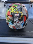 Arai Corsair-x Tatsuki Frost Helmet Size Xs Motorcycle Dragon And Koi Fish Red. Fixed Price $650.00.