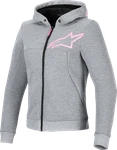 Alpinestars Stella Chrome V2 Sport Hoodie Heather Gray Fluo Pink 4210225-9197-M. Fixed Price $249.95.