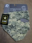 Zan Headgear Us Army Airborne Full Face Mask Neoprene Acu Camo Combat Digital Od. Fixed Price $8.99.