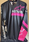 Alpinestars Stella Fluid Chaser Black Mx Off-road Jersey Women's Sizes Lg. Fixed Price $19.99.