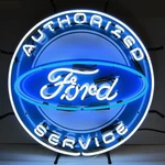 Ford Authorized Service Neon Sign - Sales & Dealership Trucks Olp. Fixed Price $499.97.