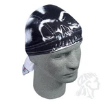 Airbrushed Black White Skull Headwrap Sweatband Durag Biker Cap Free Shipping. Fixed Price $12.99.